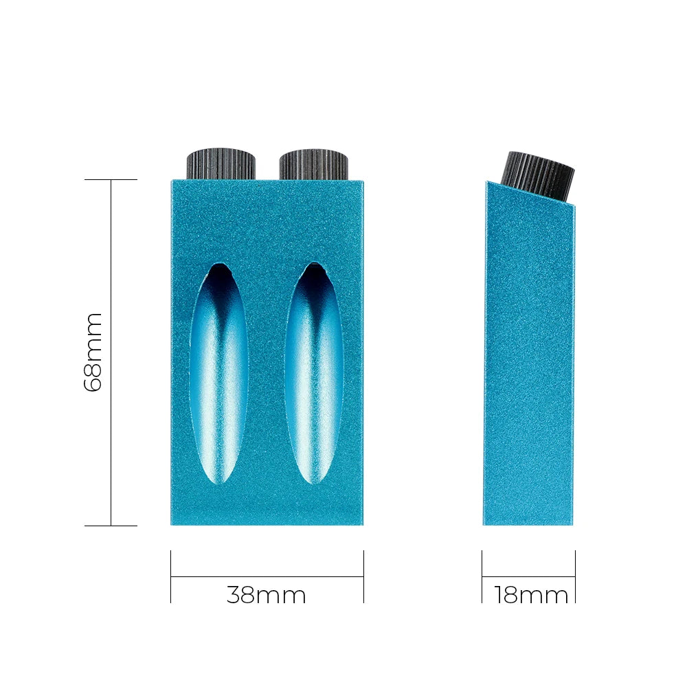 7 14 Hole Puncher Woodworking Drilling Guide Locator Drill Bit 15
