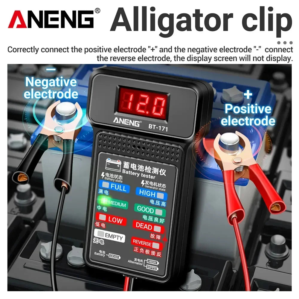 ANENG BT171 Electrician Tool Testers 12V Auto Repair Multifunctional Zpaxo