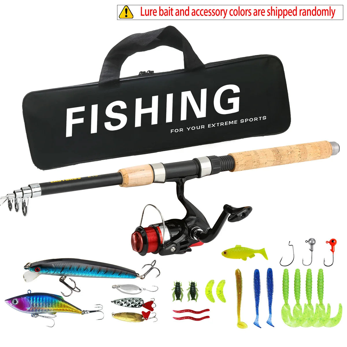 Telescopic Fishing Rod Set – Carbon Fiber Sea & Freshwater