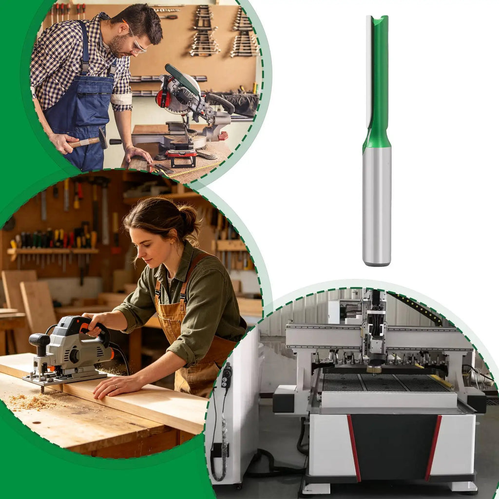 Straight Router Bits Shank Diameter Milling Cutter Grooving Cutting