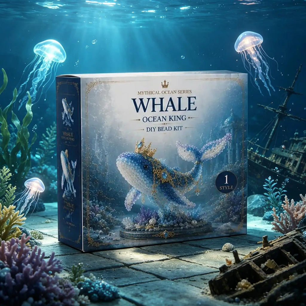 DIY Beaded Animal Kit Mythical 3D Sea Animal Creative Fun Beginners Beadwork Craft Kit for Kids Teens Adults Beginners Boys Zpaxo