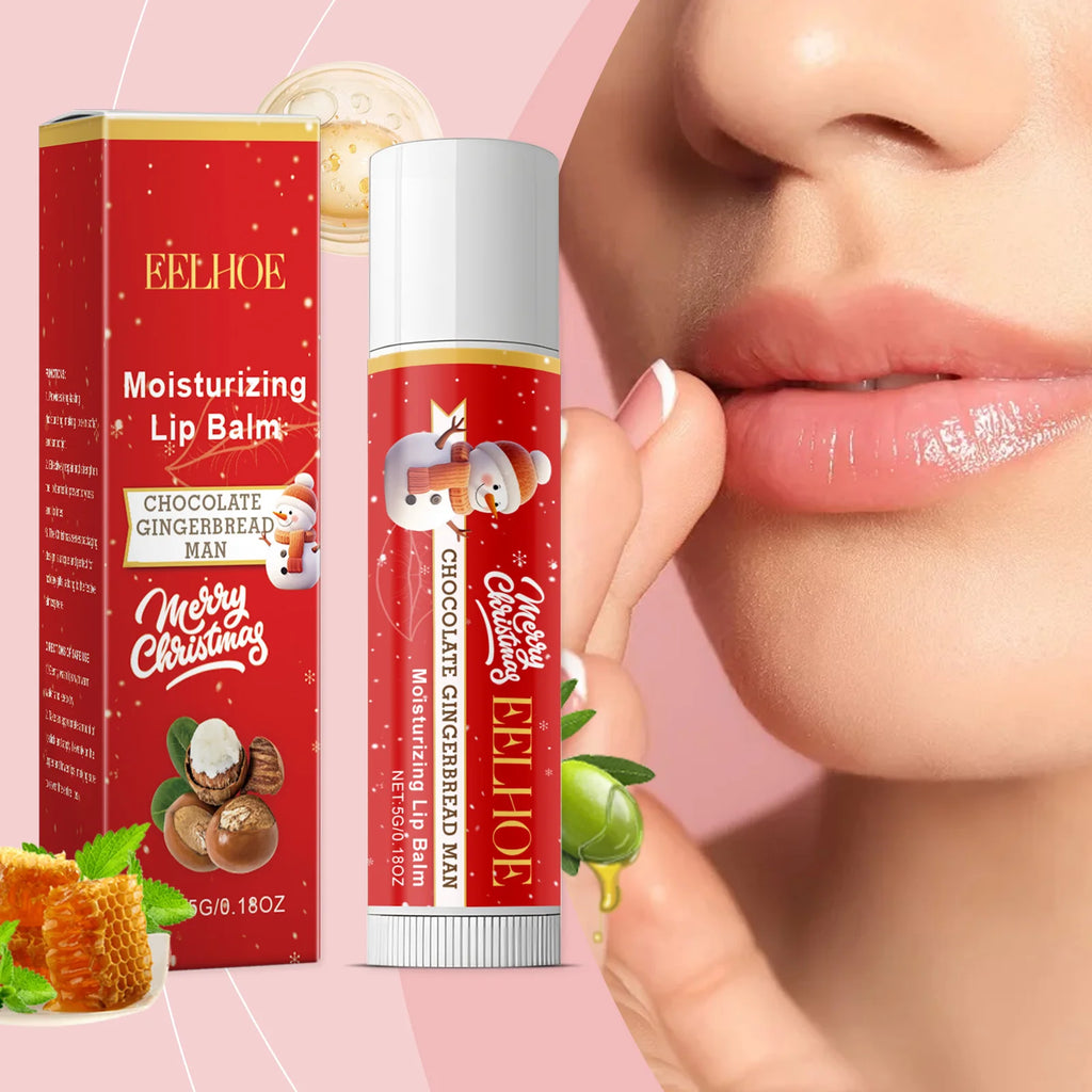 eelhoe Christmas Lip Balm – Moisturizing & Nourishing Lip Care Lip Balm Zpaxo