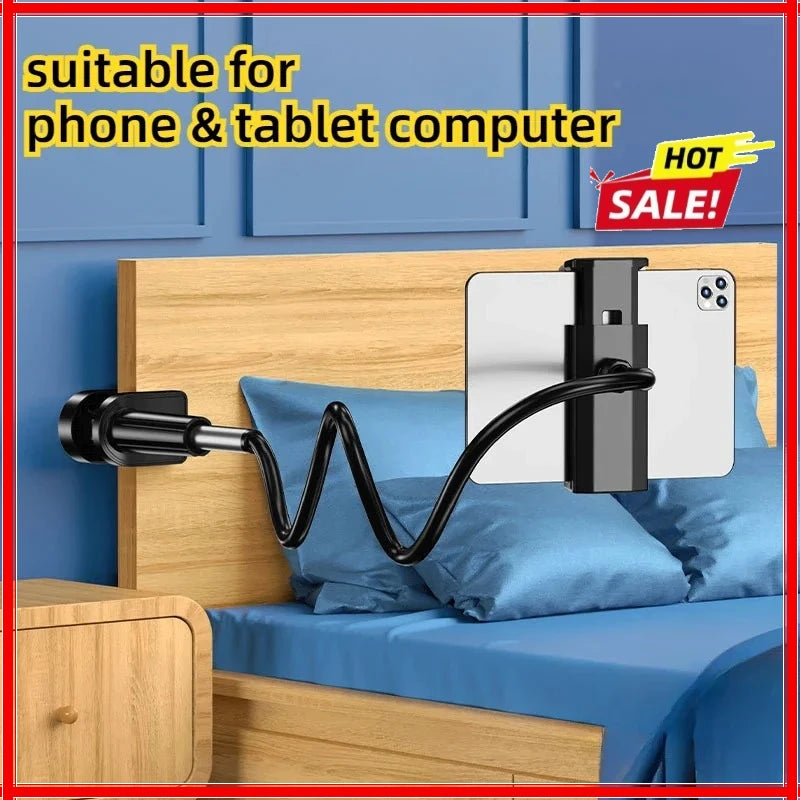Lazy Bedside Desktop Live Foldable 90cm Mobile Phone Tablet Clip Stand Headrest Holder For iPad Samsung Tabs Xiaomi ASUS Zpaxo