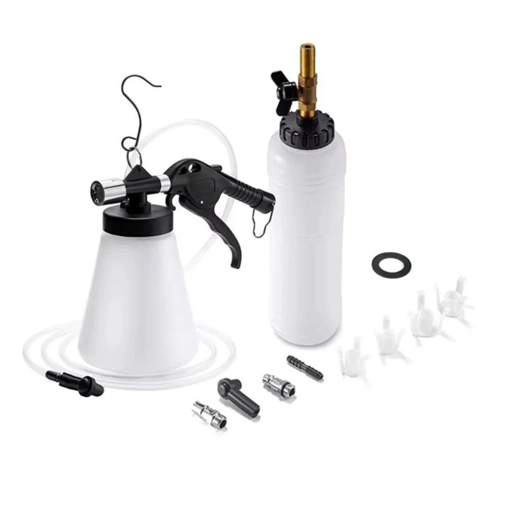 Vacuum Tool Car Brake Bleeder Hydraulic Brake Pneumatic System Oil Change Purge Tank Clutch Fluid Capacity Hydraulic Pumping Kit Zpaxo