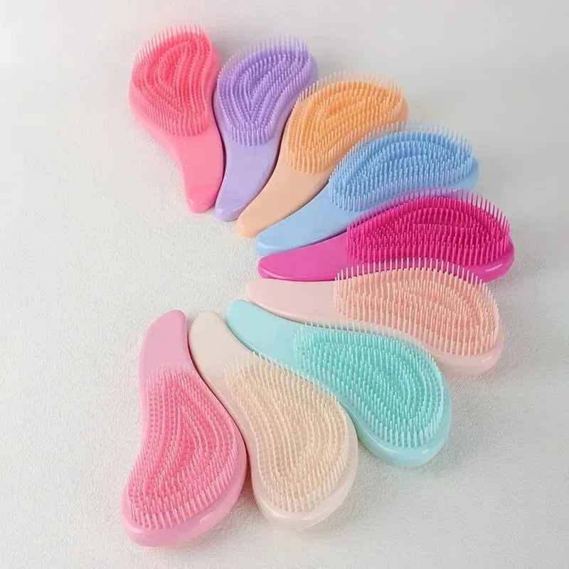 Anti-Static Air Cushion Hair Brush & Detangling Comb Set