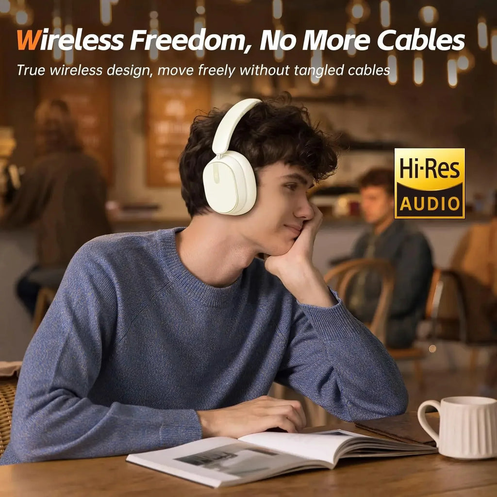 Bluetooth Headphones Active Noise Cancelling ANC Wireless Over