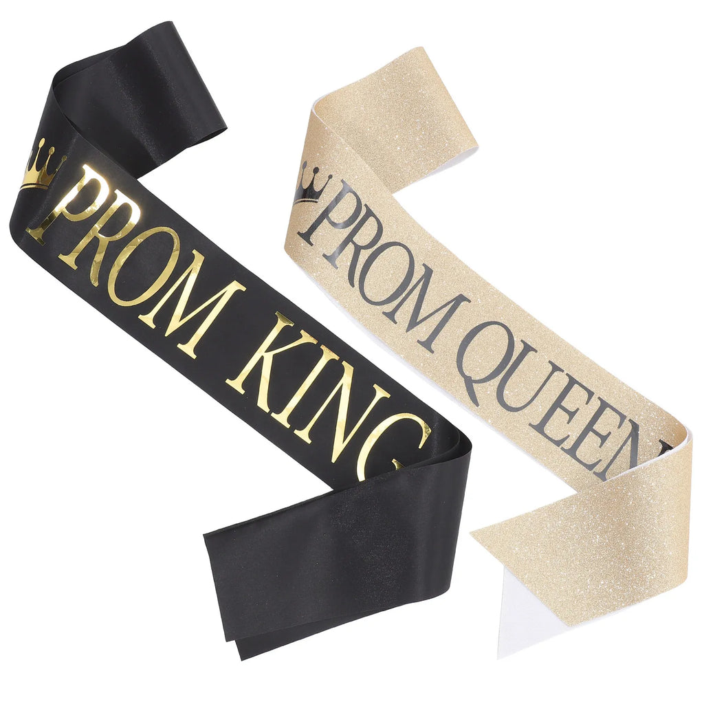 Elegant Prom King Queen Sashes Graduation Ceremony Sash Comfortable