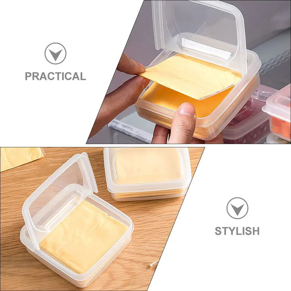 Cheese Slice Storage Box Food-grade Bpa-free Refrigerator Keeper