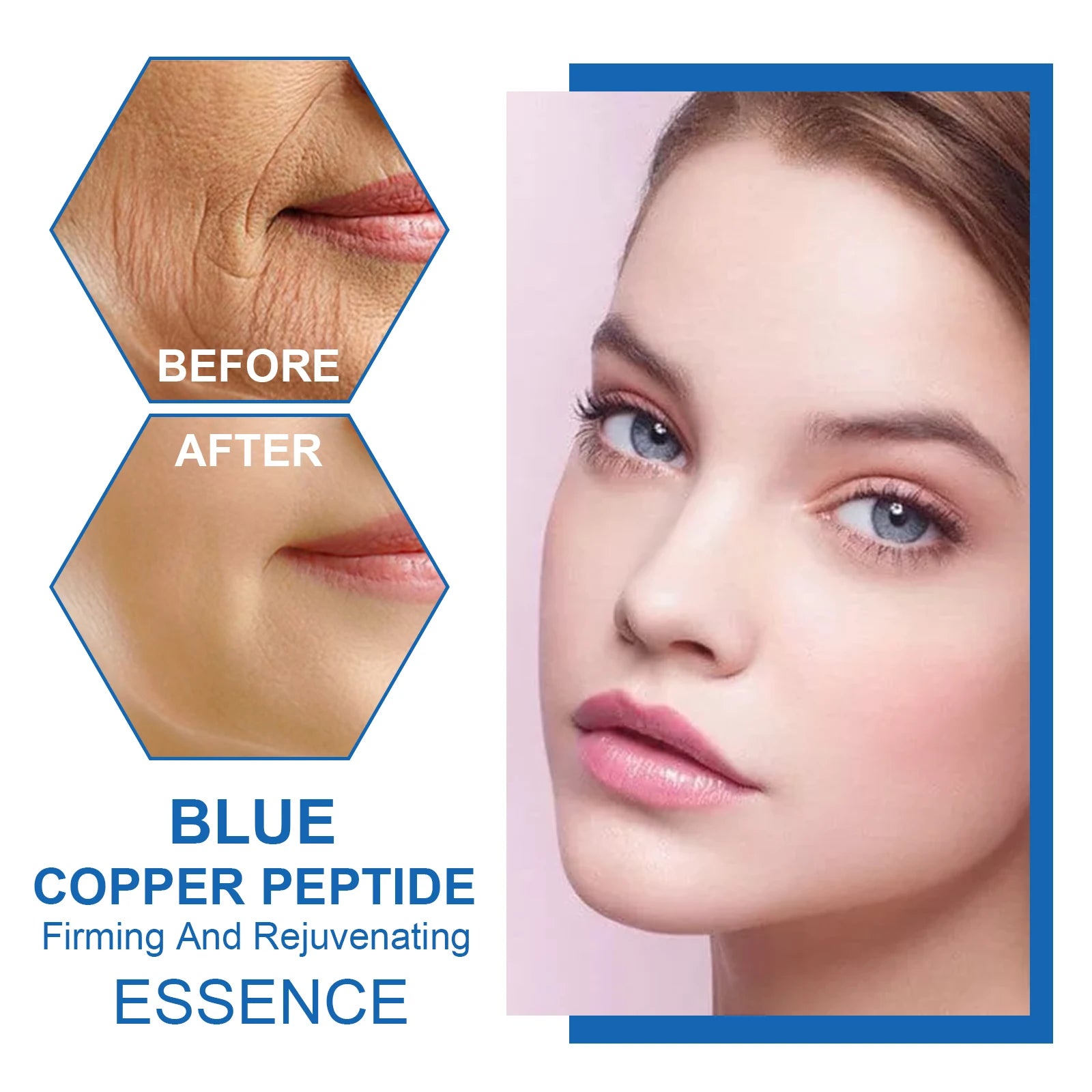 Blue Copper Peptide Anti-Aging Serum – Firming & Brightening Face Serum Zpaxo