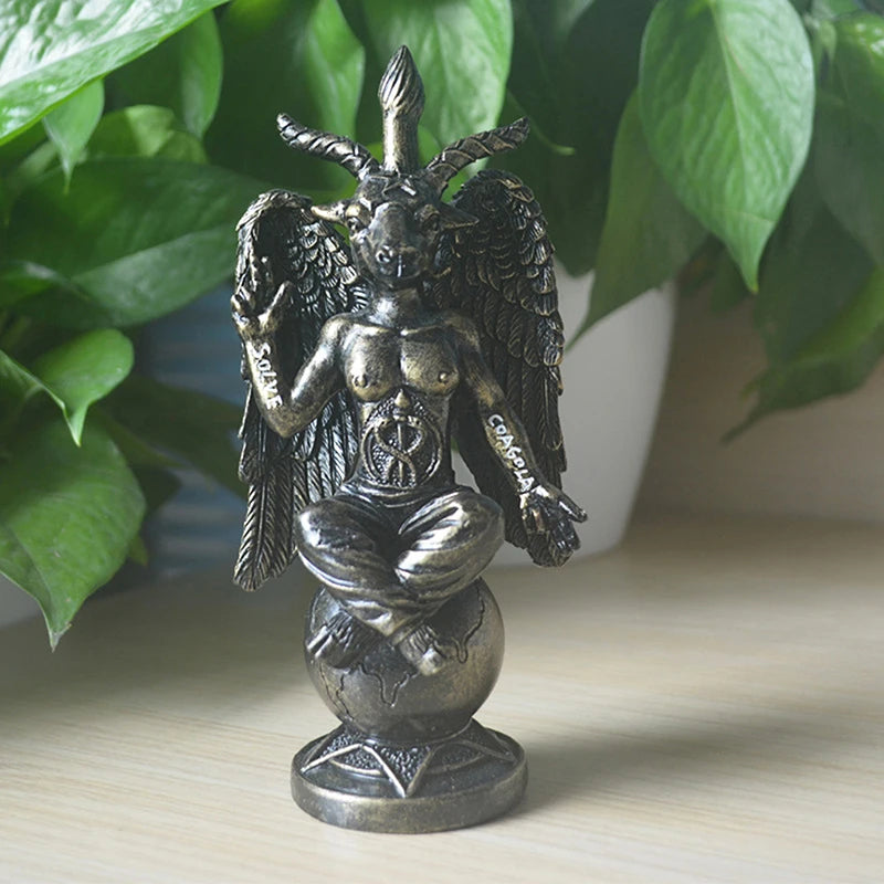 Baphomet Divine Goat Mendes Statue Church Satan Sabbatic Idol Resin Zpaxo Default Title