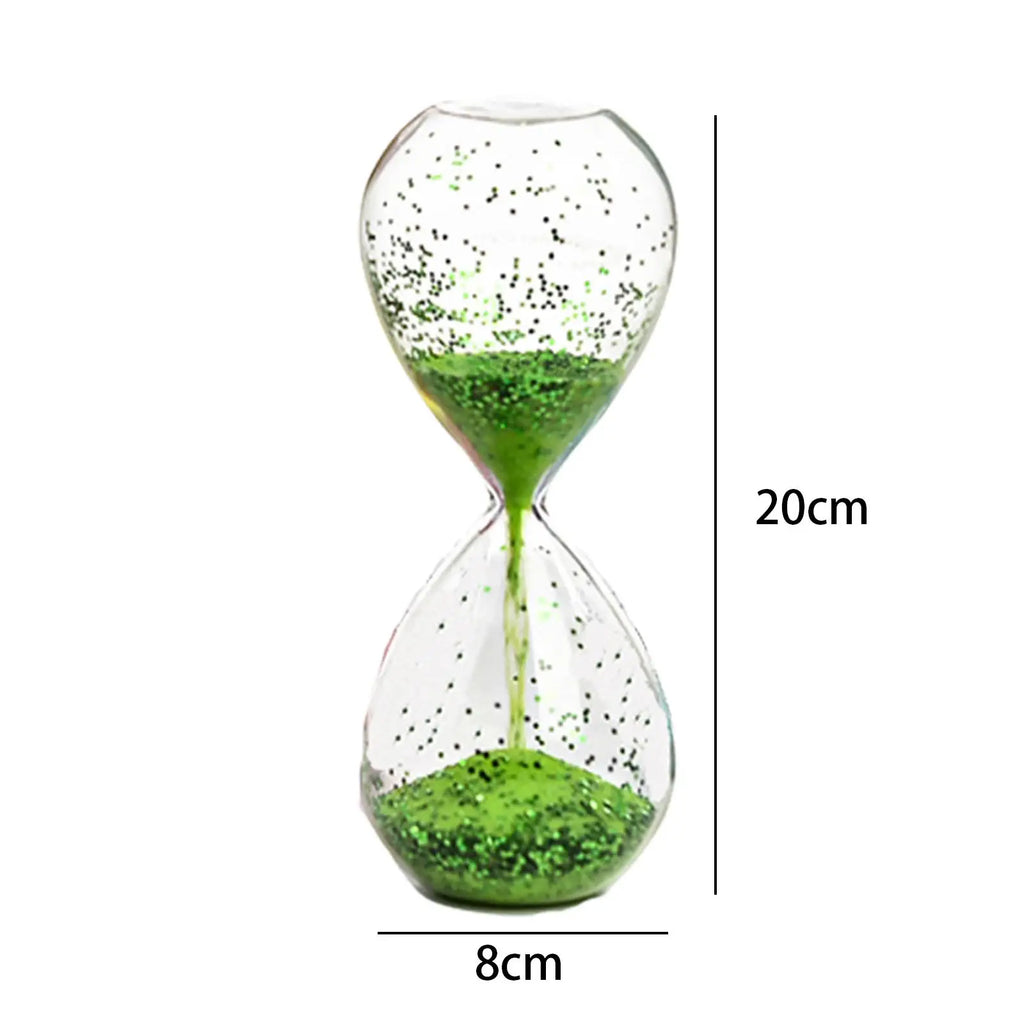 Glitter Sand Hourglass Timer – Desktop Ornament & Holiday Gift Decorative Hourglass Timer Zpaxo
