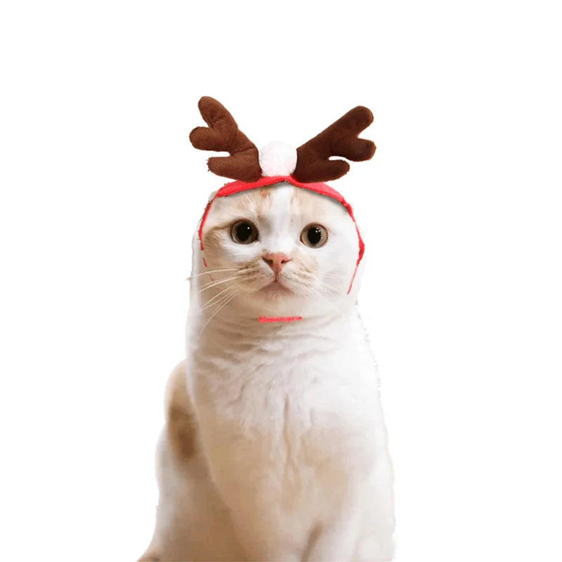 Cute Winter Pet Cloak Dog Cat Christmas Clothes Warm Puppy Santa Red