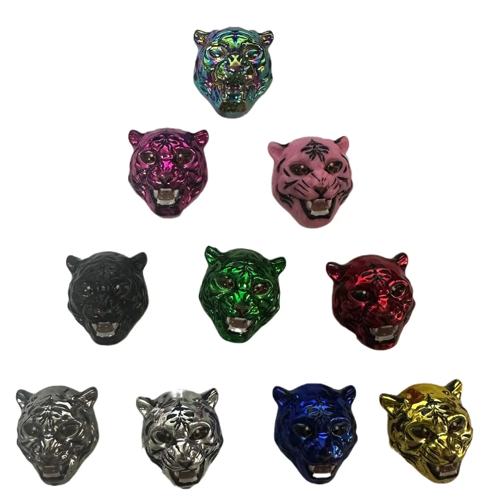 4-Pack 3D Tiger Tire Valve Stem Caps – Car, Bike & Motorcycle