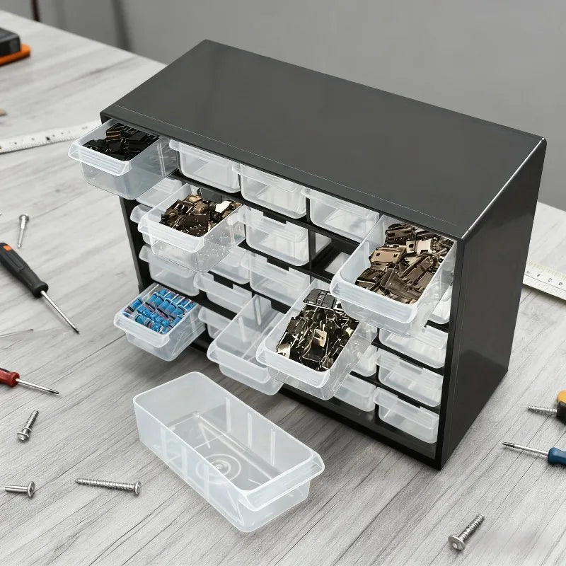 Multi-grid Drawer Parts Box Wall-mounted Combined Component Tool