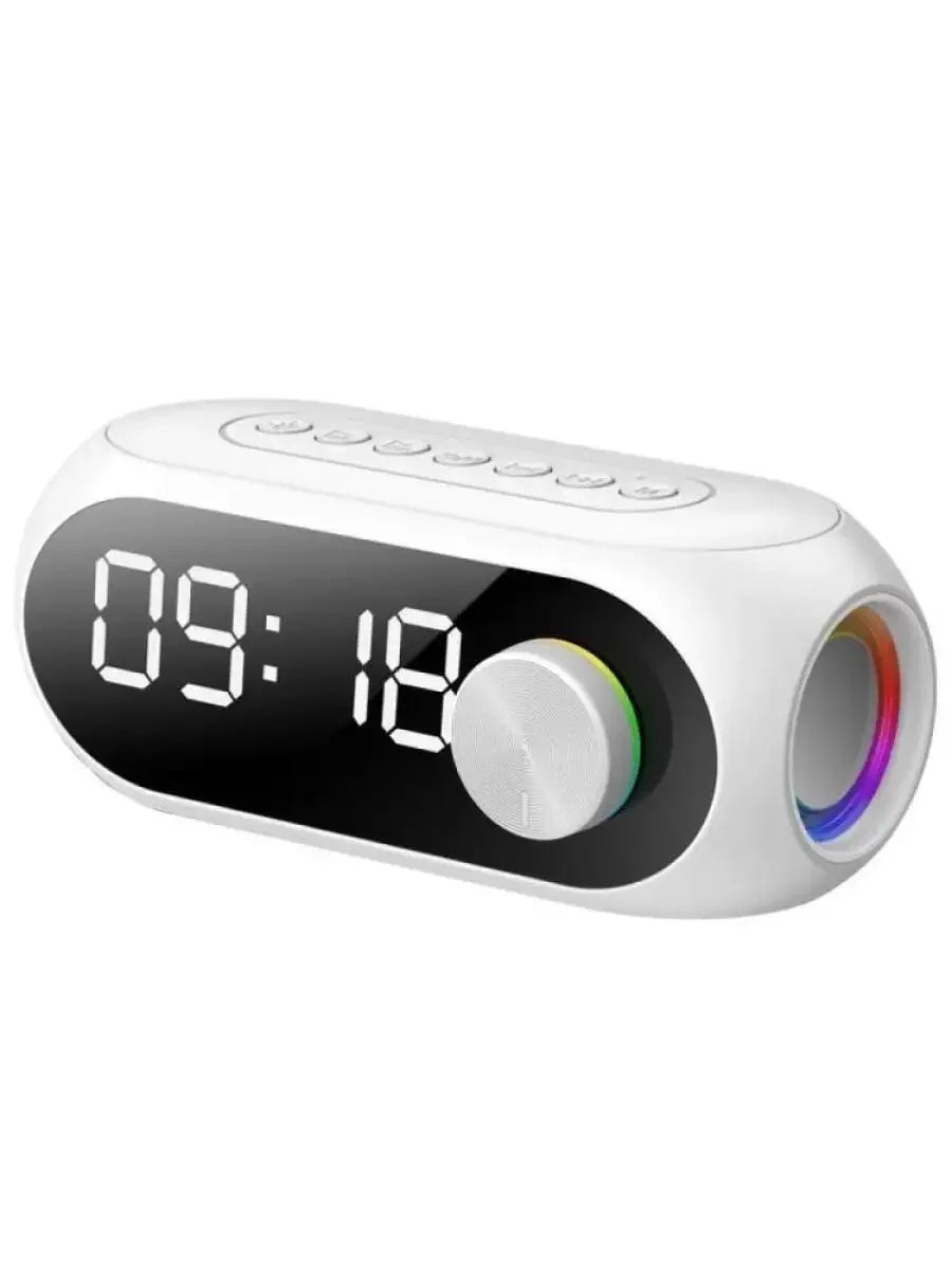 Outdoor Portable S8 Bluetooth Speaker Alarm Clock FM Radio Wireless