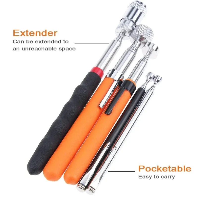 Telescopic Magnetic Pen Mini Portable Retractable Pick-up Rod Can
