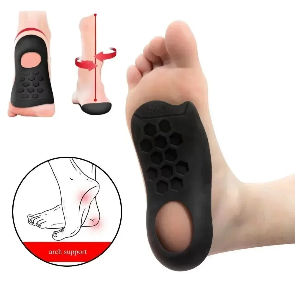 1 Pair Orthotic Insoles For Flat Feet O-Shaped Legs And Plantar Fasciitis - Unisex Arch Support Shoe Inserts Zpaxo