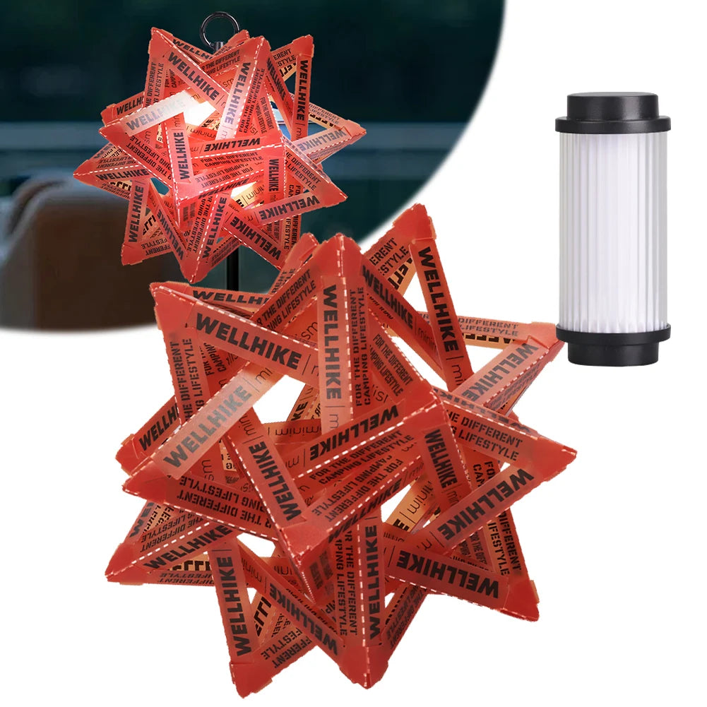 Outdoor Camping Lamp Lampshade 5 Lighting Modes Portable Atmosphere Zpaxo