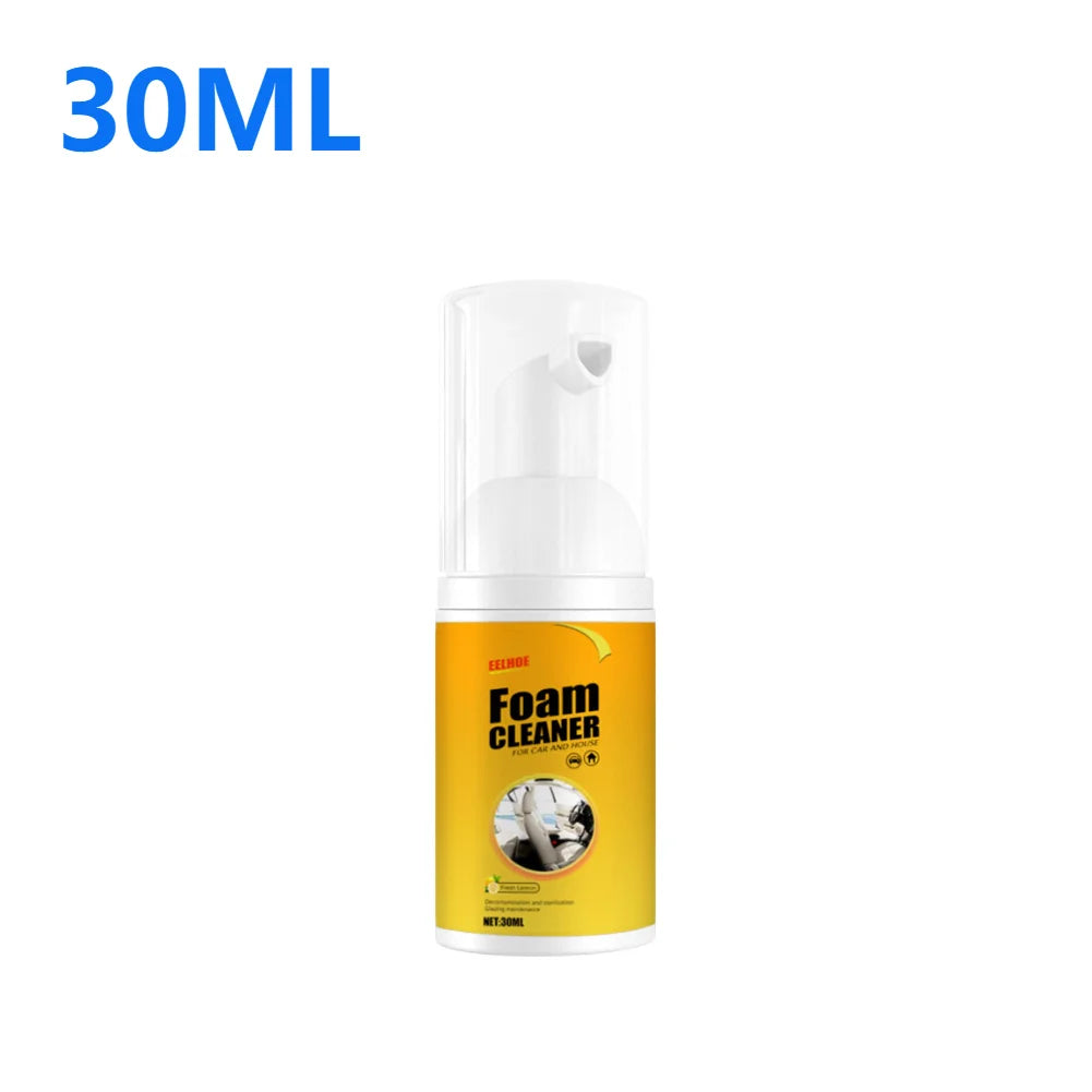 30 60 100 Foam Cleaner Car Interior Stain Removal Cleaning Leather