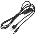 652F Streamlined Connection Essential USB Male to DC5.5x2.1mm Male Cable Power Cable Zpaxo Black China Mainland