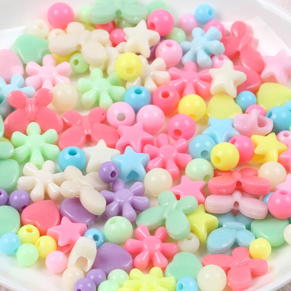 5/10/20Pcs Multicolor Random Bracelets DIY Beaded Bracelets Jewelry for Kids Birthday Party Favor Christmas Children Gifts Zpaxo