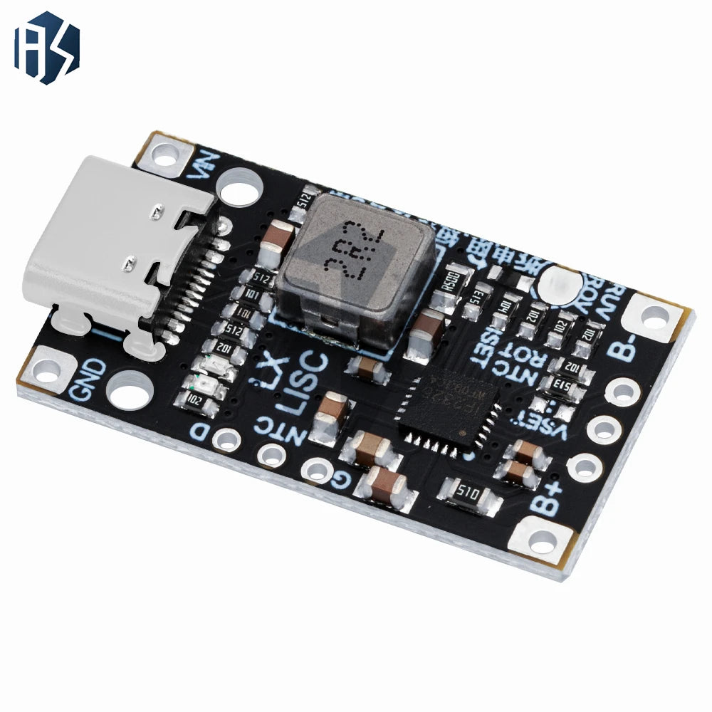 Type-c USB 2S 3S BMS Module 15W 8 4V 12 6V 1 5A Li-battery Charger Zpaxo