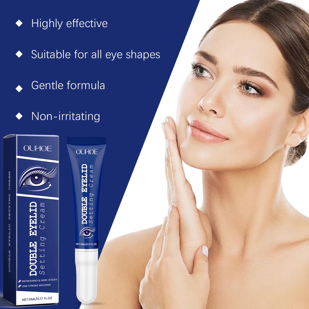 Double Eyelids Shaping Cream Traceless Tightening Waterproof Enhance Eye Styling Quick Dry Lasting Lifting Eyelid Defining Cream Zpaxo