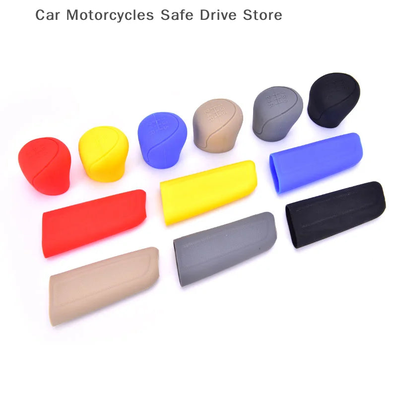 CMUniversal Car Gear Hand Shift Knob Cover Silicone Handbrake