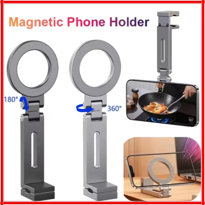 Universal Magnetic Phone Holder Travel Essentials Flexible Rotation Hands-Free Airplane Phone Mount Seat Adjustable Phone Stand Zpaxo