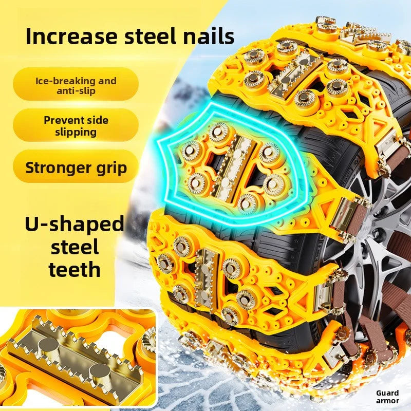 TPU Winter Snow Chains – Universal SUV, Car & Off-Road
