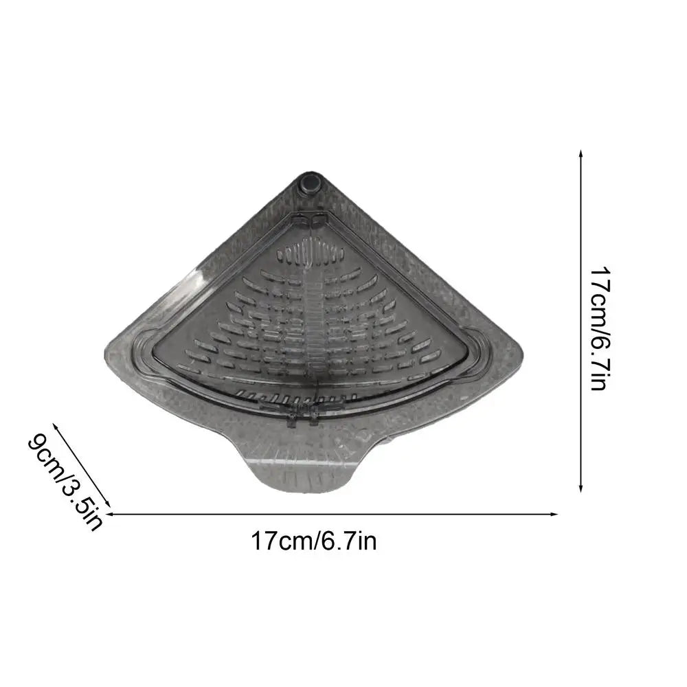 Corner Sink Strainer Magnetic Food Waste Catcher Draining Basket Clog