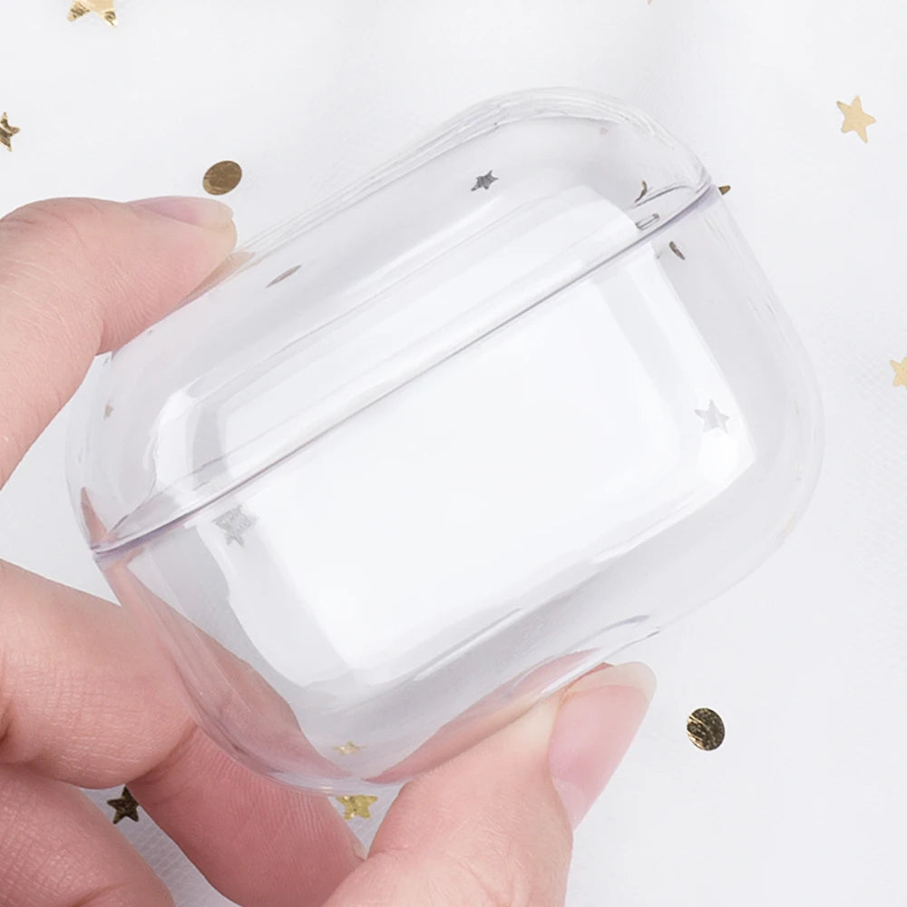 Transparent Earphone Case For Apple Air Pods Pro 1 2 PC Case Clear Hard Shell Protective Cover For Air Pods 3 2 1 Charging Box Zpaxo