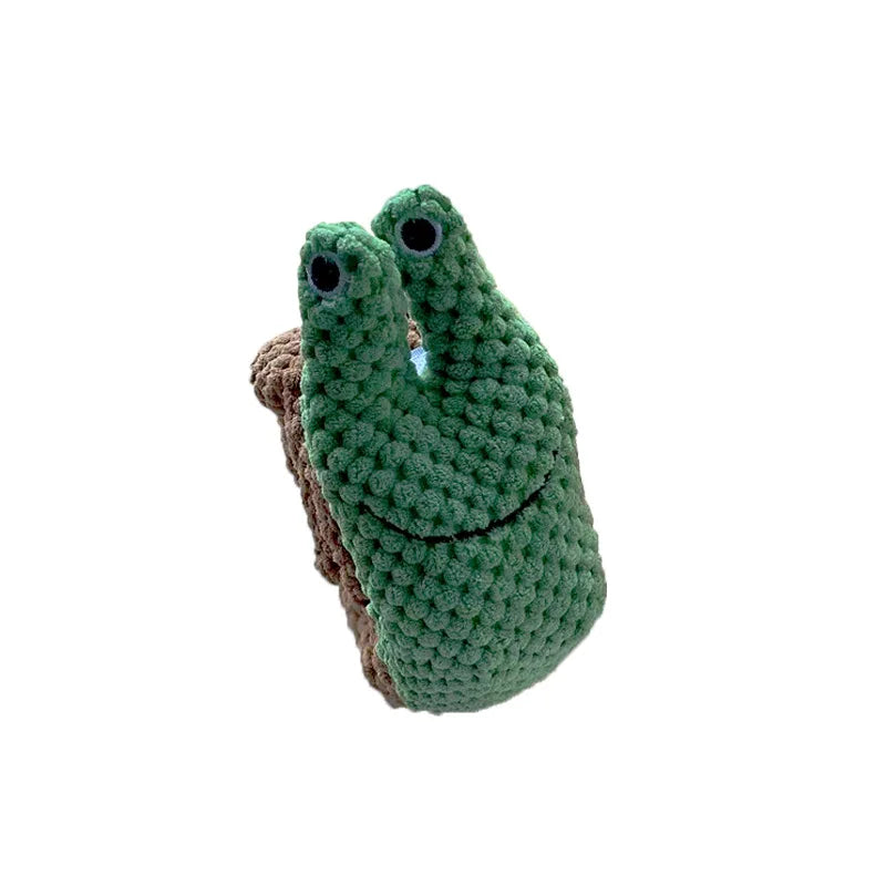 Dog Toys with Sound Pet Plush Toys Snails Puppy Toys Sniffing Hiding Food Fun Plush Material Enhance Your Pets Feelings Zpaxo Green coffee