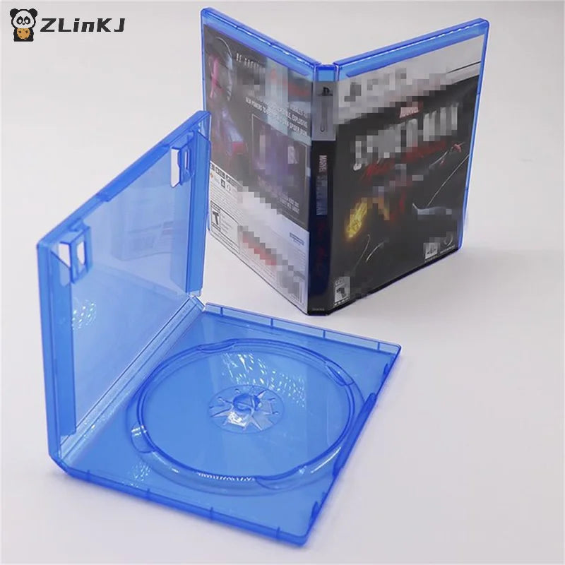 ▶1/2/3PCS Blue CD DVD Discs Storage Box Cover CD Game Case Protective Box Game Disk Holder Disk Case Zpaxo