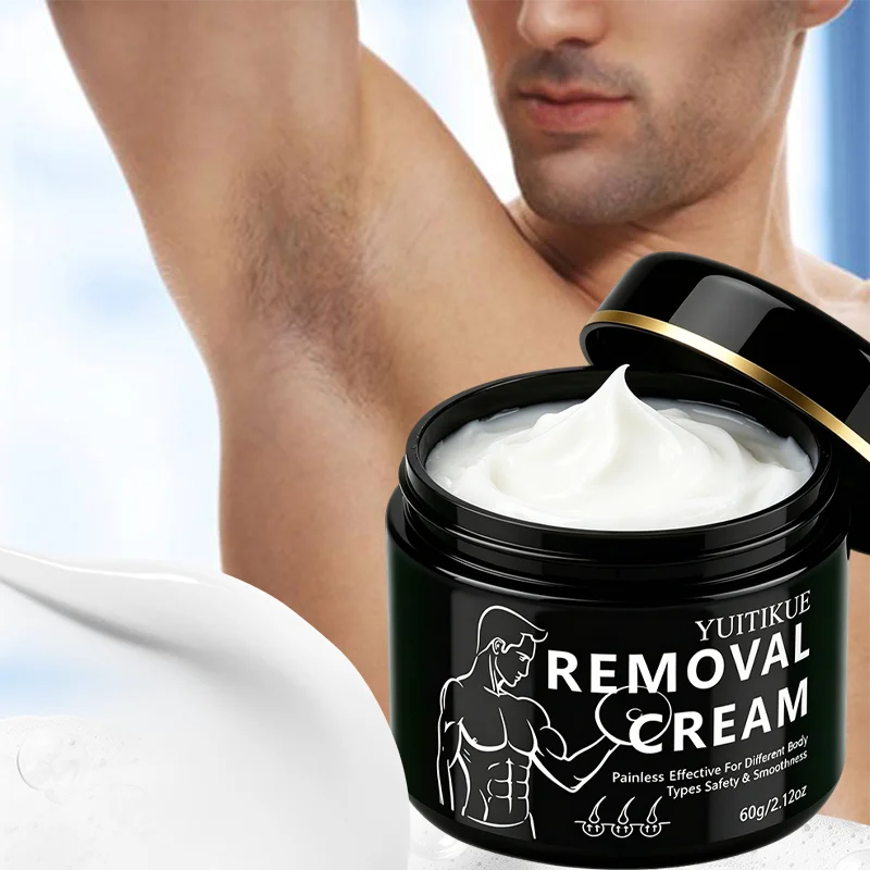 YUITIKUE Men's Hair Removal Cream – Mild & Painless Formula Hair Removal Cream Zpaxo