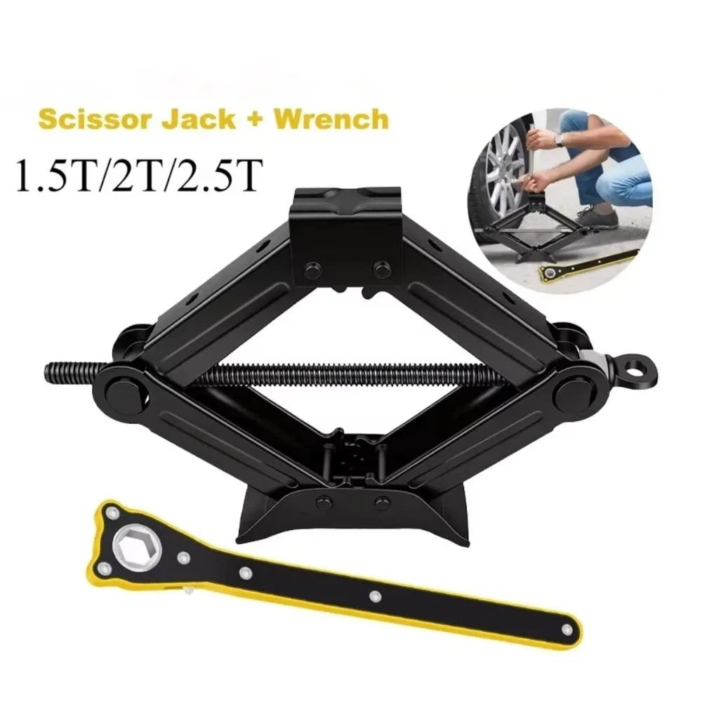 2 Ton Capacity Scissor Jack Extendable Wrench Crank Lift Car Wheel Zpaxo
