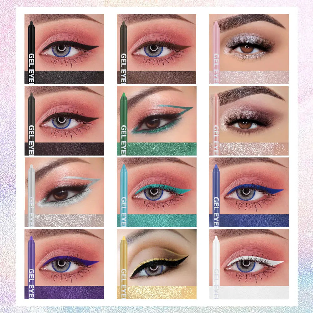 Eyeliner Pen Is Waterproof, Sweat-Proof, Smooth, Non-Smudging, Quick-Drying, Long-Lasting, Easy to Remove, Does Not Remove Makeup, Natural-Looking, Long-Lasting Eyeliner Pen Zpaxo