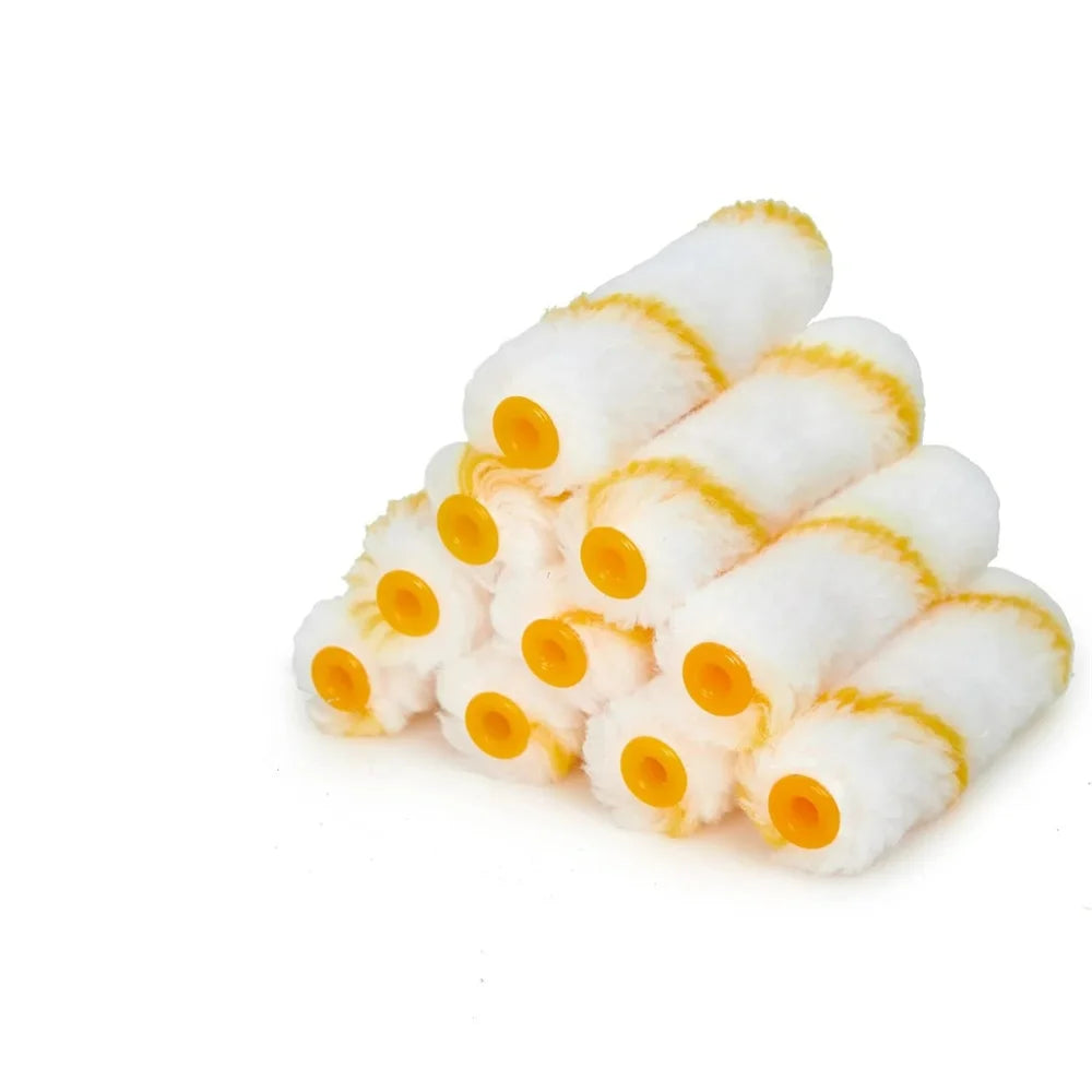 10/11pcs Paint Roller Kit: Get Professional-Looking Walls with 4 Inch Rollers & Covers, For Hotel/Restaurant/Commercial Zpaxo 10pcs