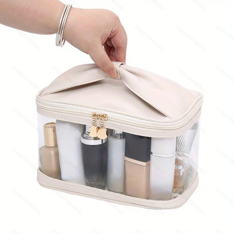 Large Clear Makeup Bag Big Cosmetic Bags Waterproof Toiletry