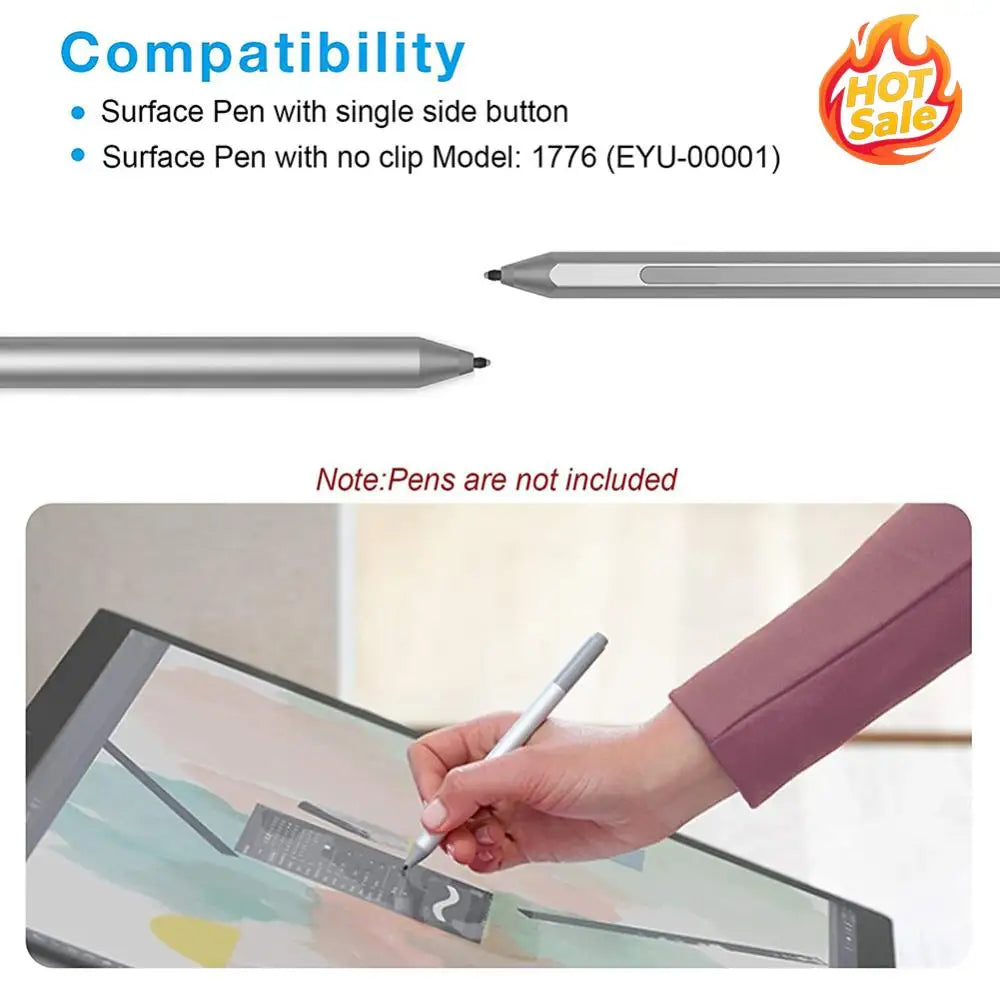 Stylus Replacement Spare Pen Nib Tip Kit Stylus Pen HB Refill Pencil Nibs Replacement Kit for Microsoft Surface Pro Zpaxo