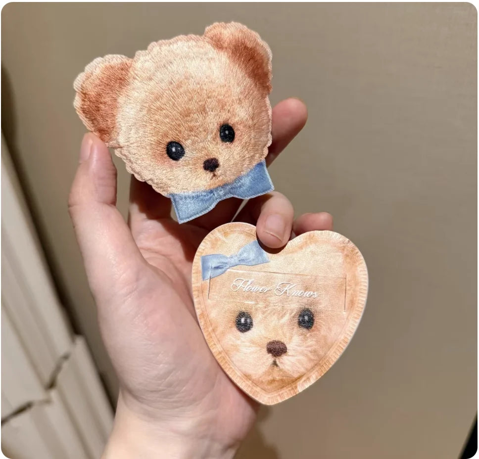 Flower Knows Pop Up Store Limited Edition Sweetie Bear Eyeshadow Blush Lip Jelly and Mirror Cute Makeup Gift Set Flowerknows Zpaxo