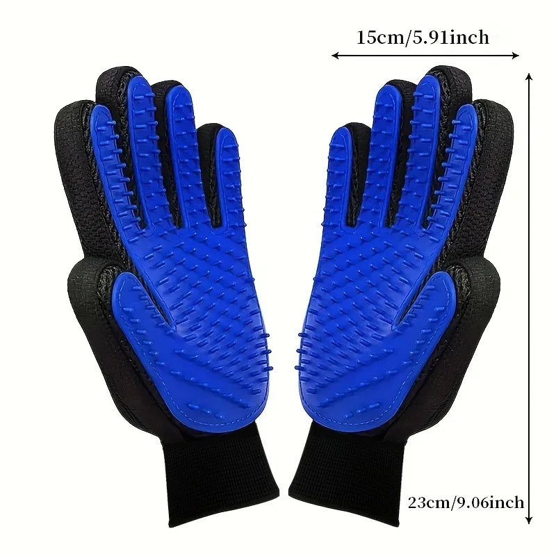 Pet Hair Glove Comb Dog Cat Grooming Cleaning Deshedding Remover