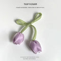 Tulip Bloom Fabric Flower DIY Clothing Accessories Hair Bag Apparel