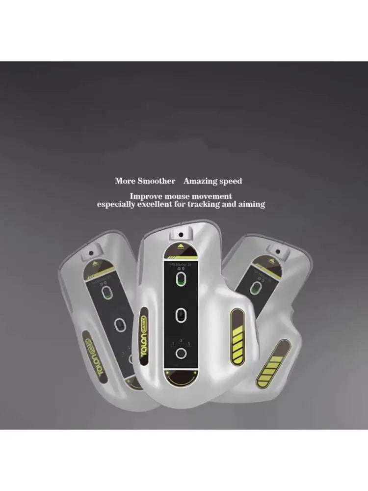 652F White Glass Mouse Feet Skates 3 3S Enhances Tracking Durability Zpaxo CN