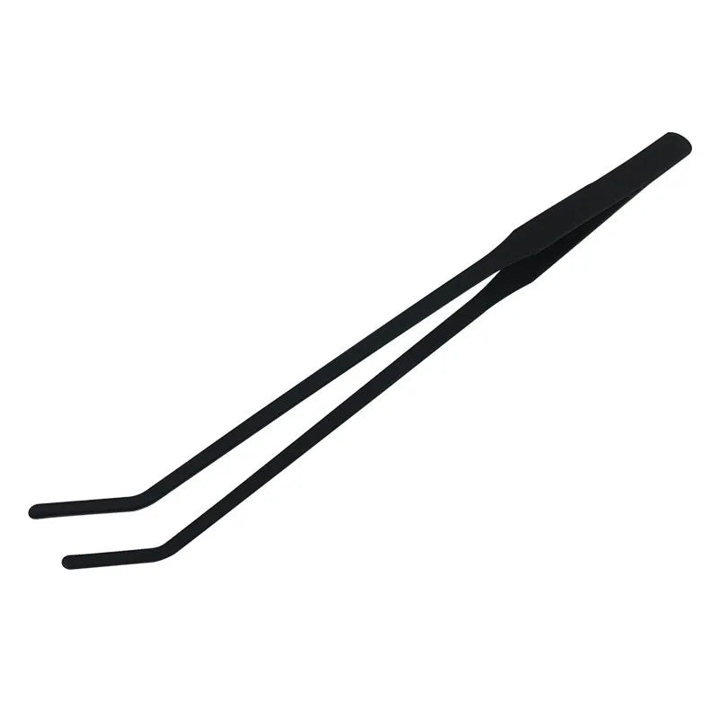Stainless Multifuctional Steel Elbow Tweezers Aquarium Clip Long