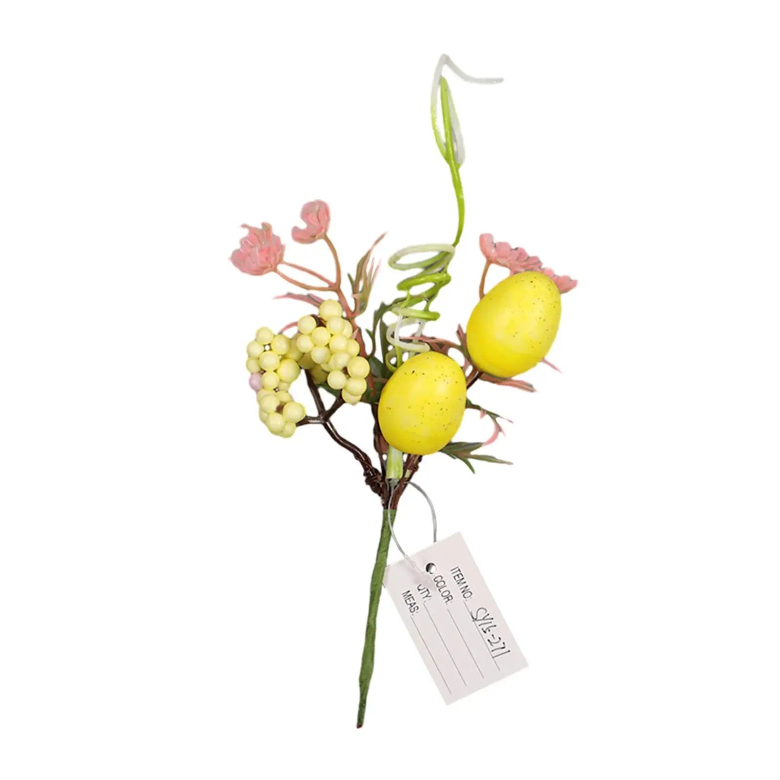 Easter Decoration Egg Tree Branch Decorative Branches Easter Egg Stems for Vase Home Party Easter Celebration Decoration Zpaxo Style G