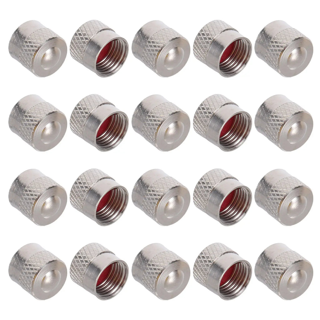 20-Pack Copper Tire Valve Stem Caps – Universal 8mm Dust Proof