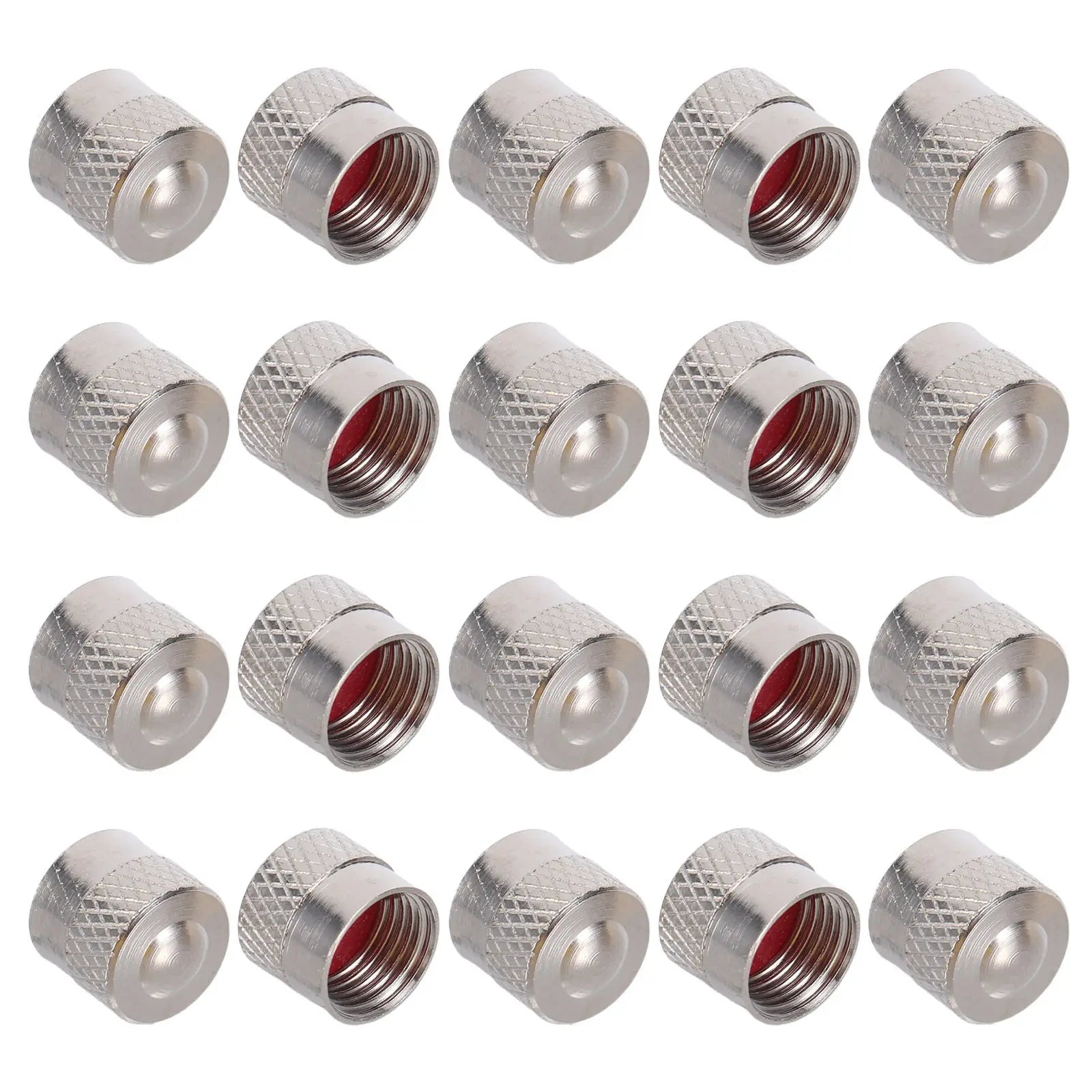 20-Pack Copper Tire Valve Stem Caps – Universal 8mm Dust Proof