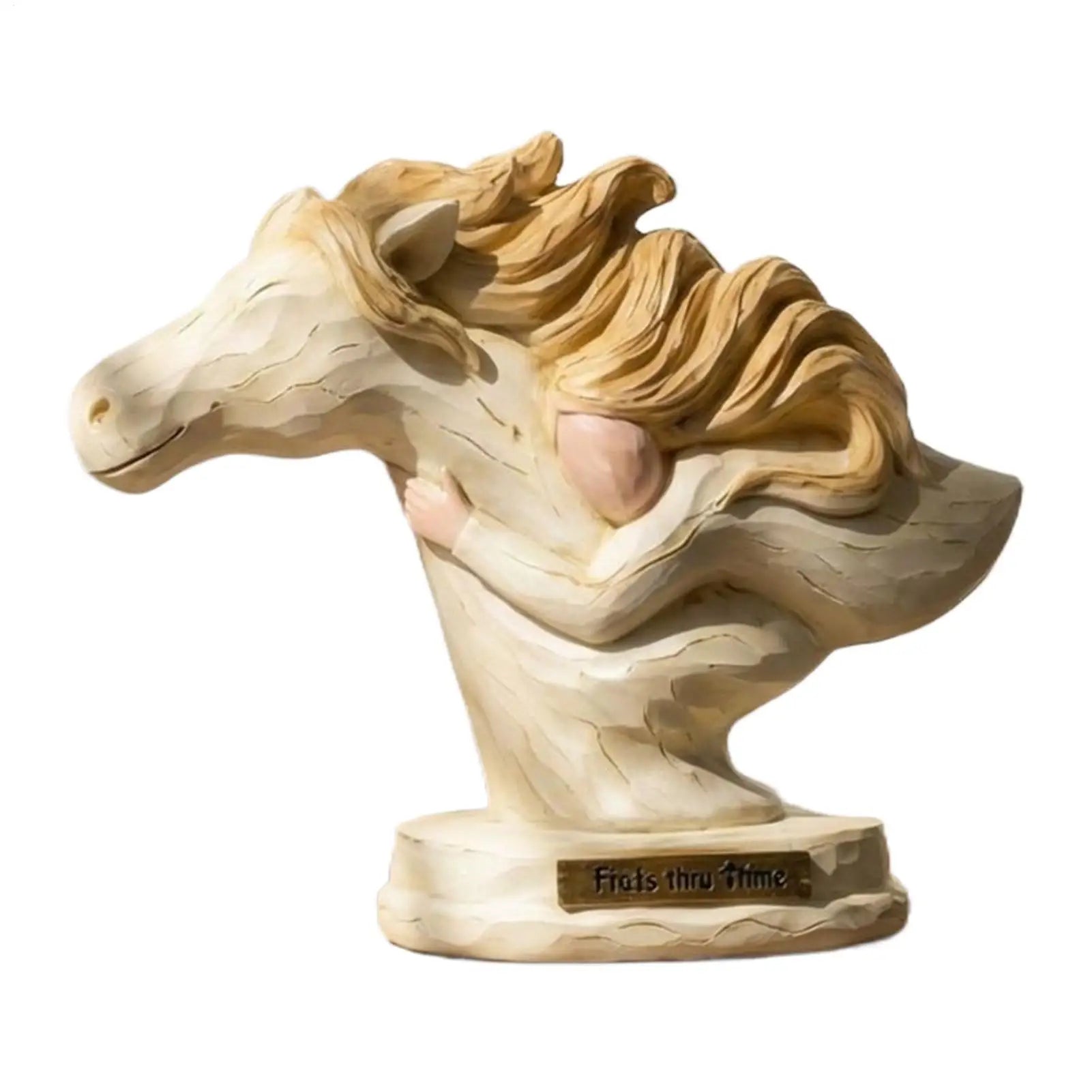 Horse Statue Resin Girl Home Decoration Animal Desk Bedroom Bookshelf