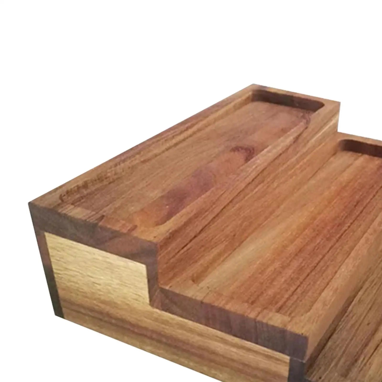 3 Bamboo Tier Spice Rack Wood Step Shelf Pantry Cabinet Seasonings Zpaxo